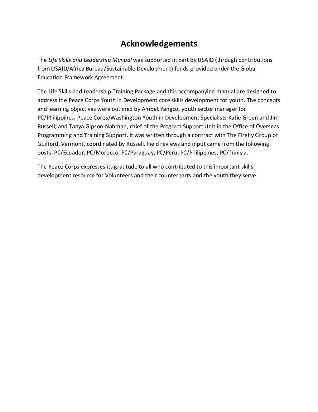 Life Skills And Leadership Manual - Page 2