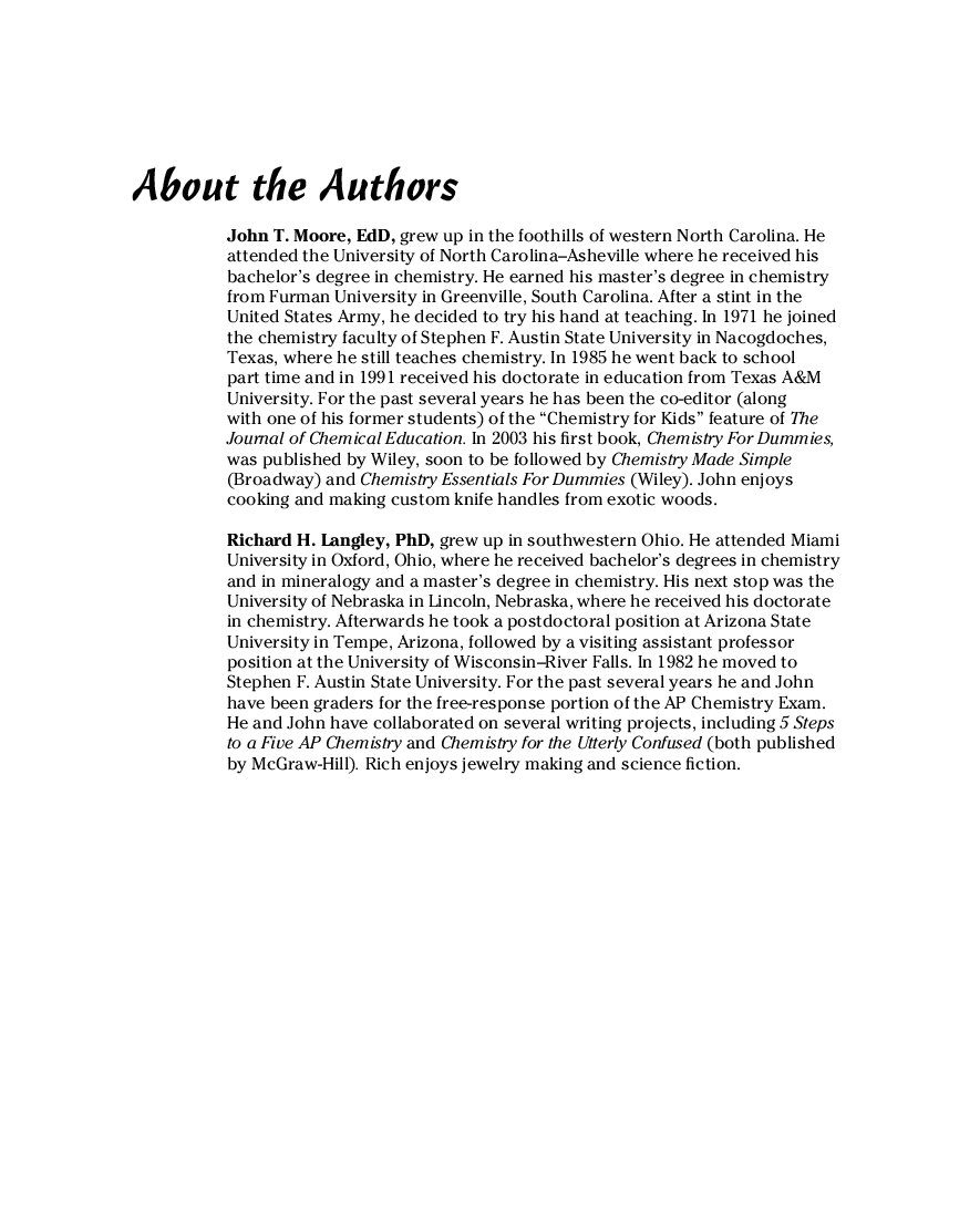 Organic Chemistry II For Dummies - Page 3