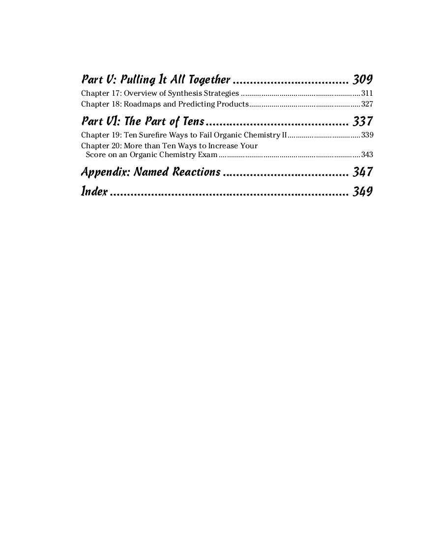 Organic Chemistry II For Dummies - Page 5
