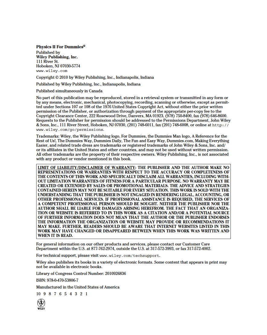 Physics-II For Dummies - Page 4