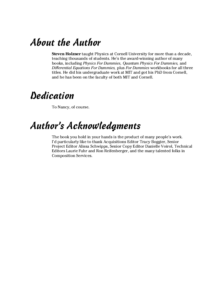 Physics-II For Dummies - Page 5