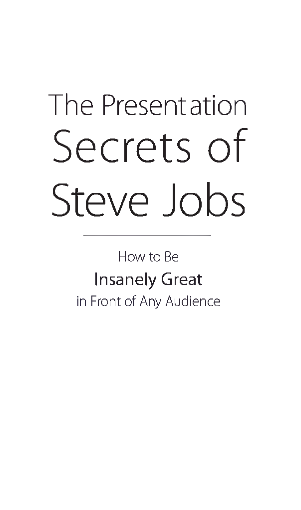 Presentation Secrets Of Steve Jobs - Page 2