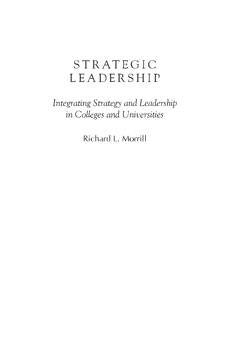 Strategic Leadership - Page 2