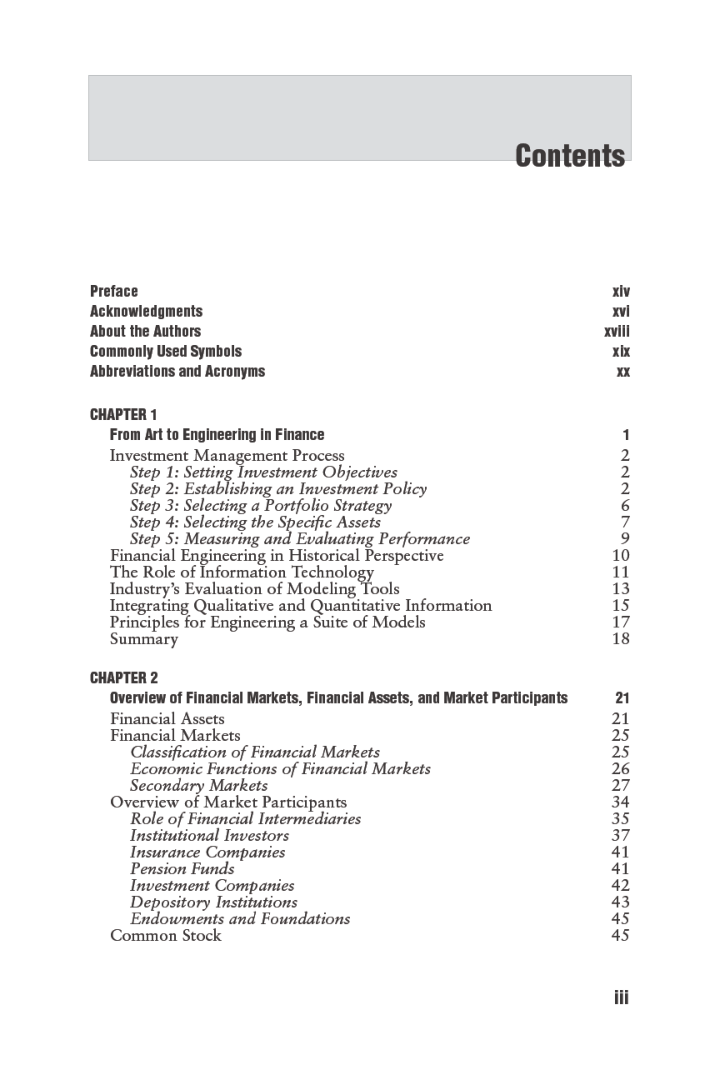 The Mathematics Of Financial Modeling And Investment Management - Page 3