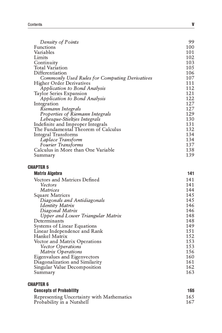 The Mathematics Of Financial Modeling And Investment Management - Page 5