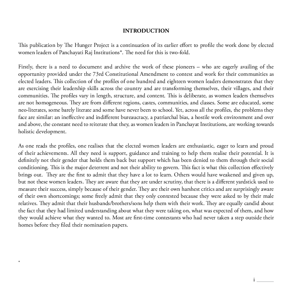 Women  Leaders In Village Panchayats Volume-II - Page 4