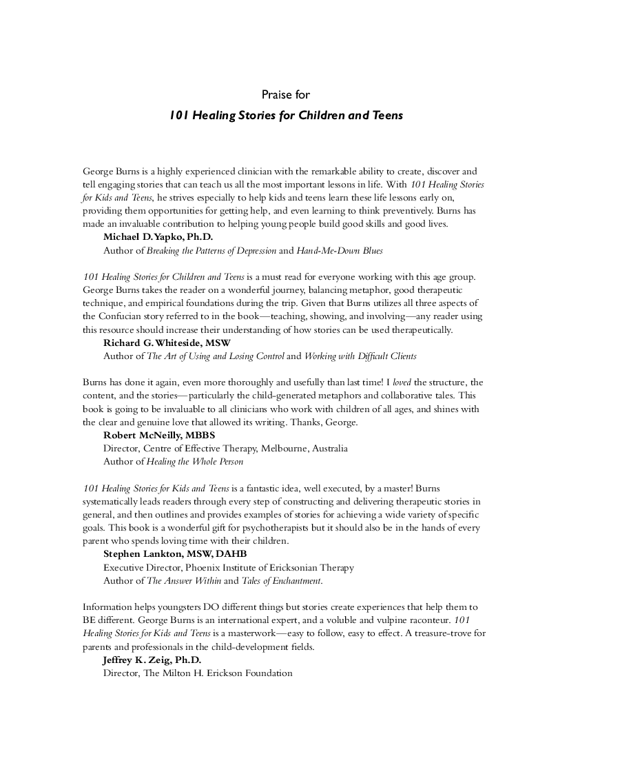 101 Healing Stories For Kids And Teens - Page 2