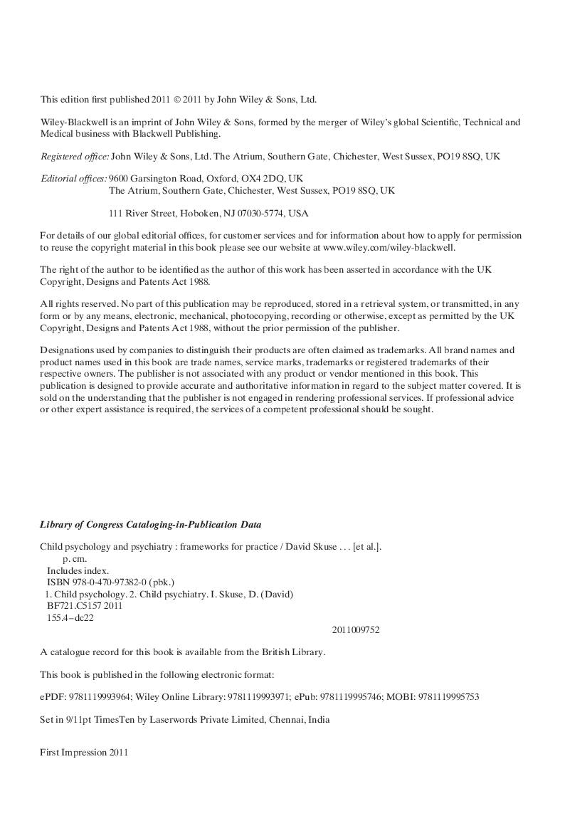 Child Psychology And Psychiatry - Page 5