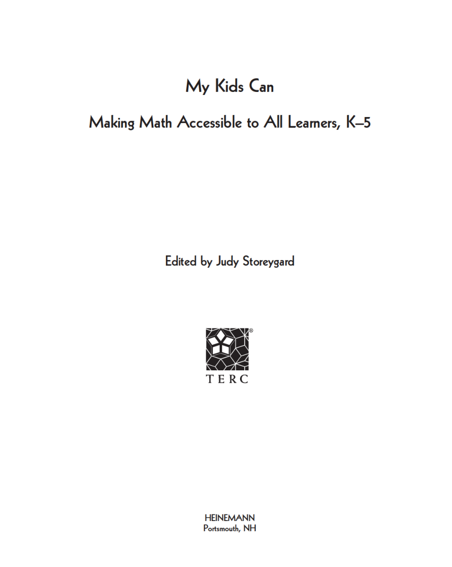 My Kids Can Making Math Accessible To All Learners, K - 5 - Page 2