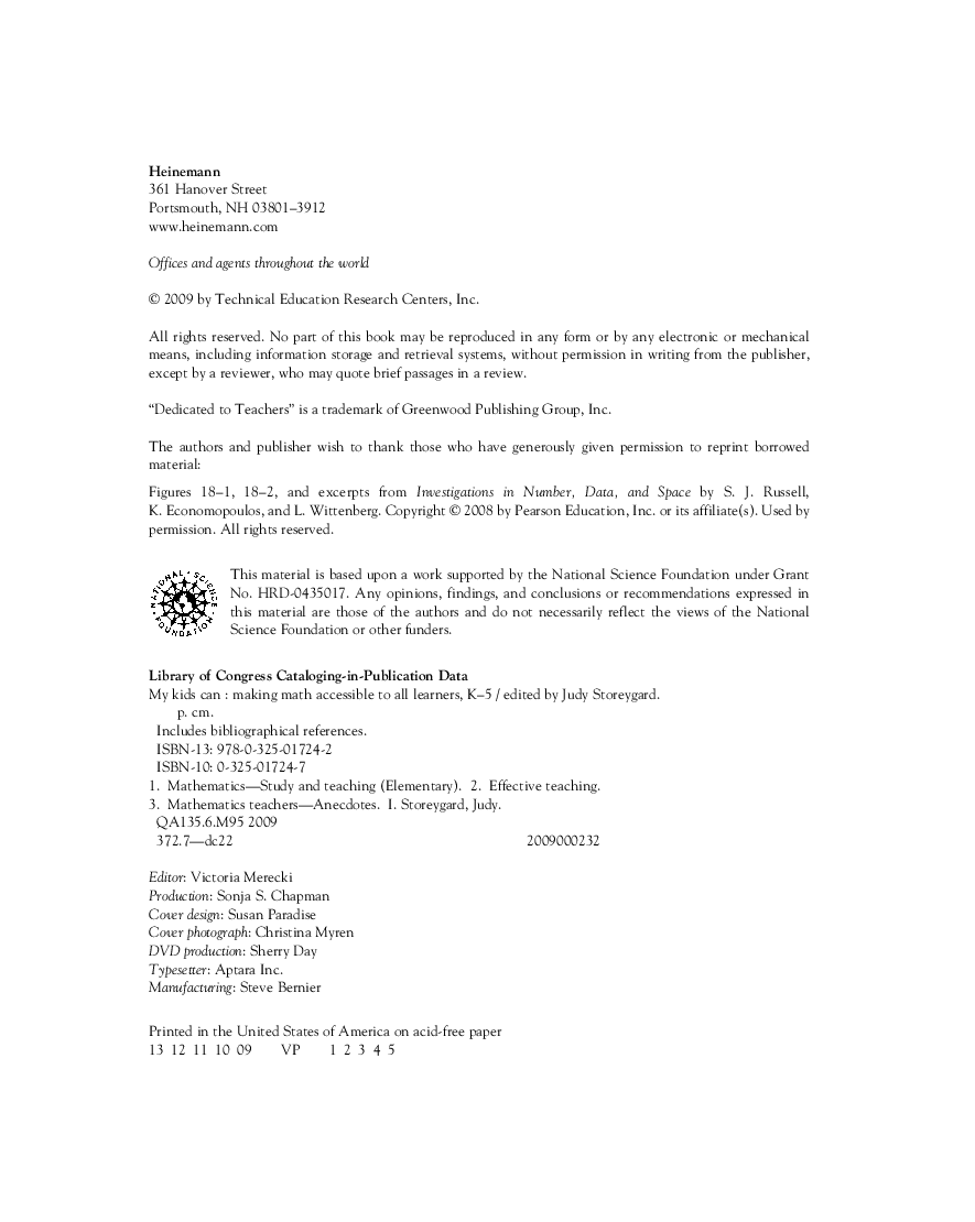 My Kids Can Making Math Accessible To All Learners, K - 5 - Page 3