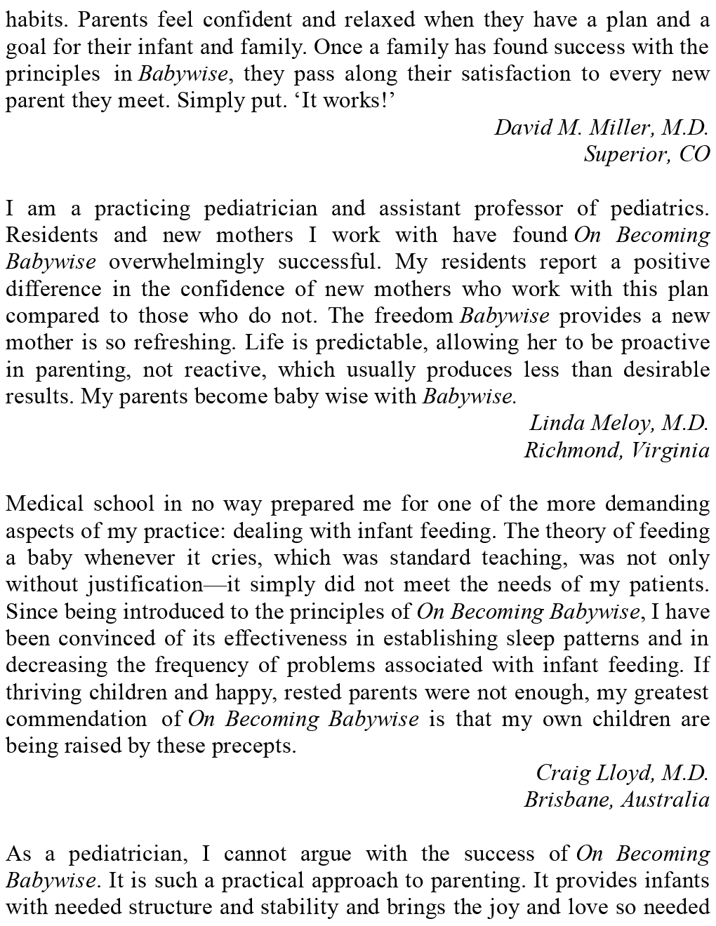 On Becoming Baby Wise - Page 3