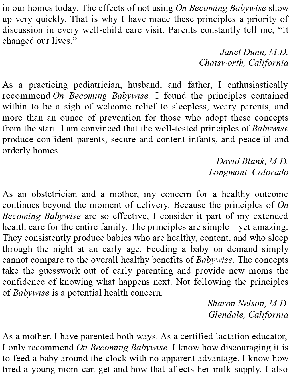 On Becoming Baby Wise - Page 4