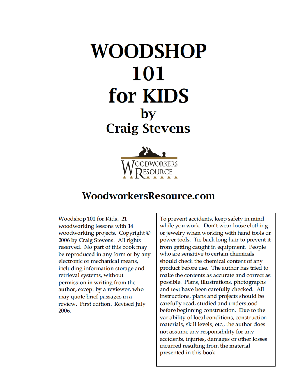 Woodshop 101 For Kids - Page 2