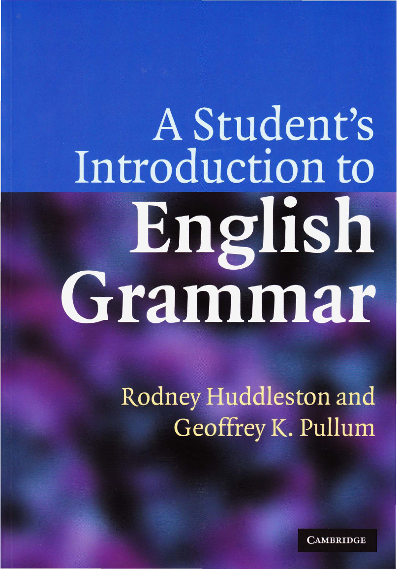 A Student Introduction To English Grammar - Page 1