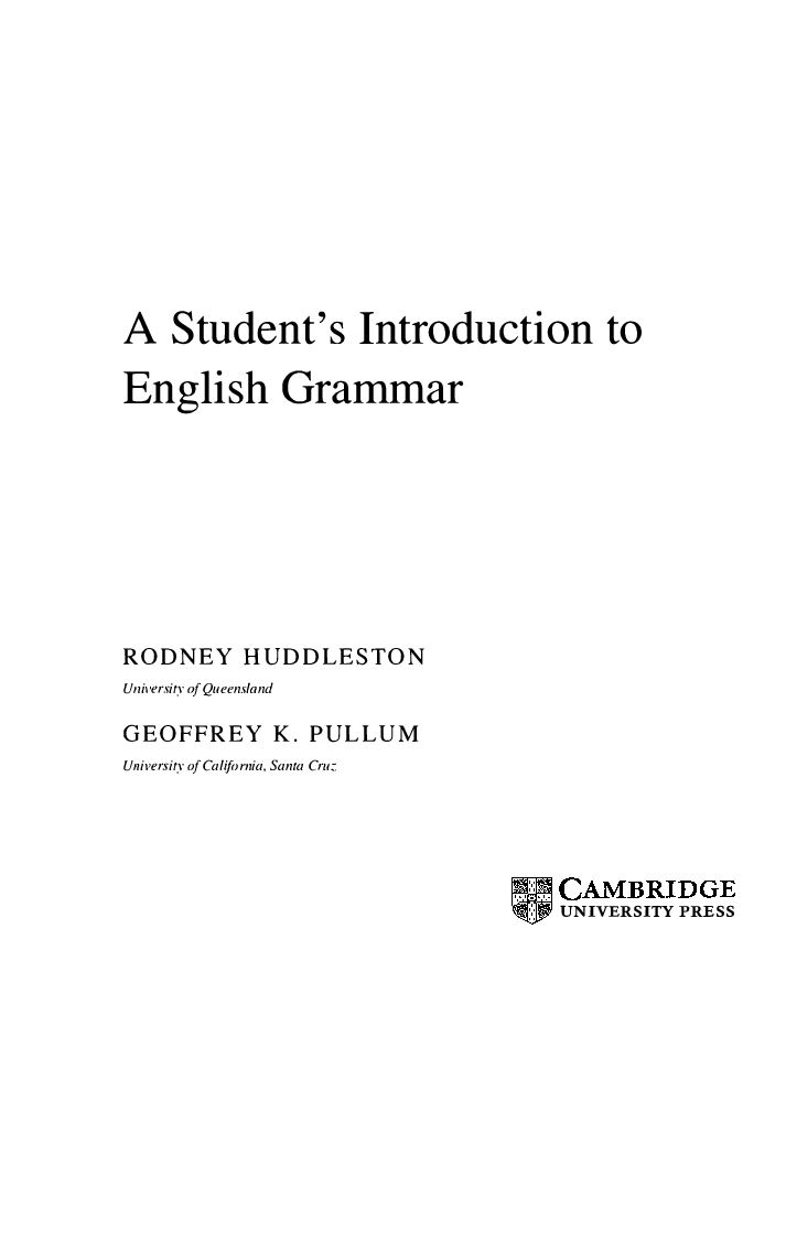 A Student Introduction To English Grammar - Page 3