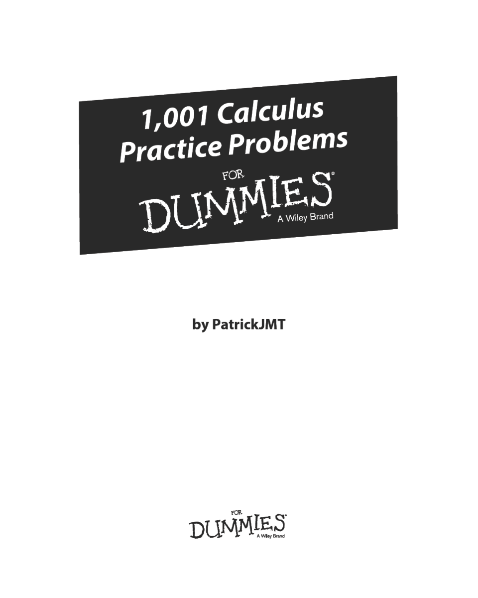 1001 Calculus Practice Problems - Page 5