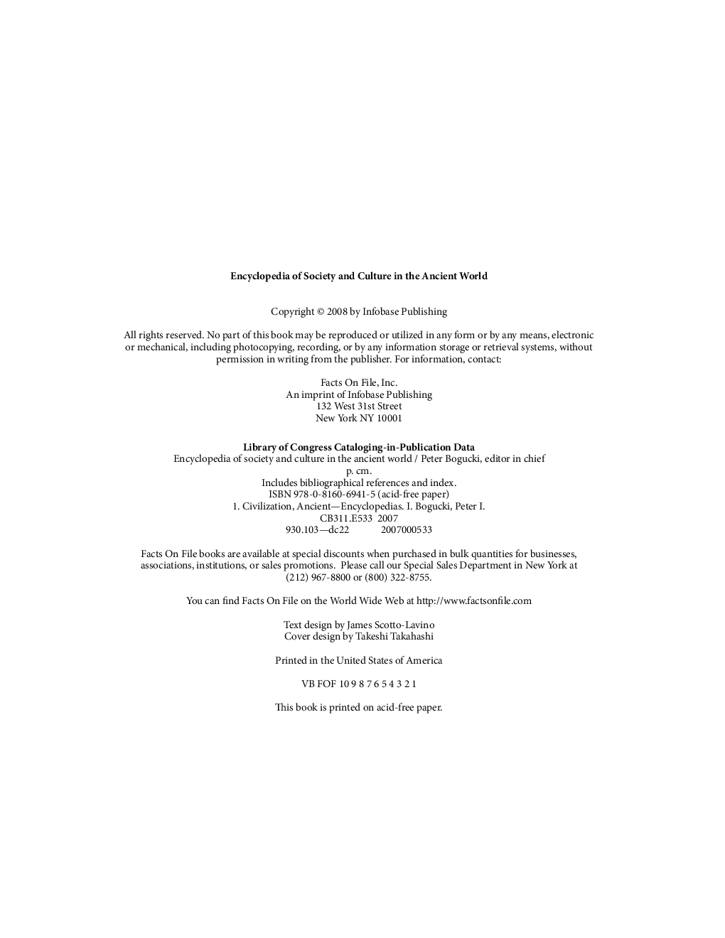 Encyclopedia Of Society And Culture In The Ancient World - Page 3