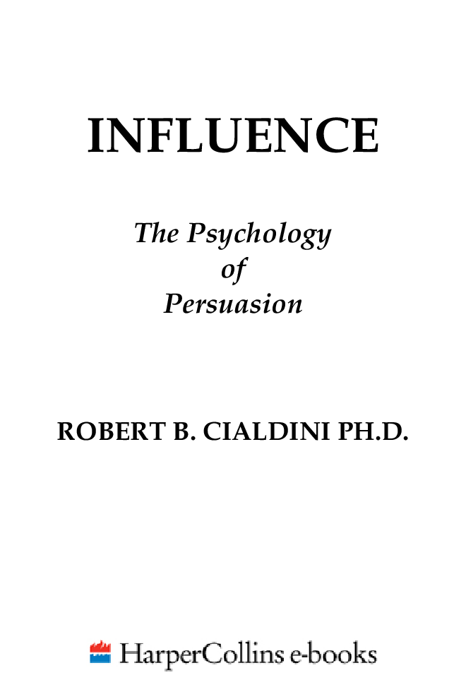 Influence The Psychology Of Persuasion - Page 2