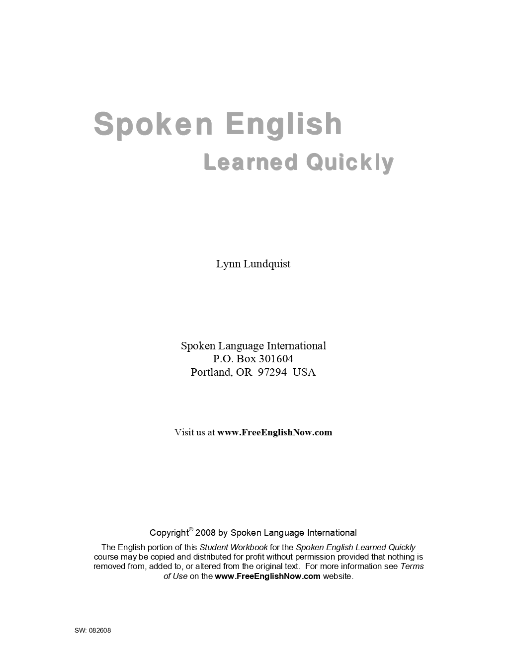Spoken English Learning Quickly - Page 3