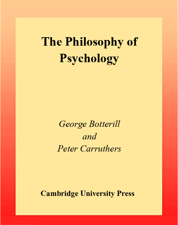 The Philosophy Of Psychology - Page 1