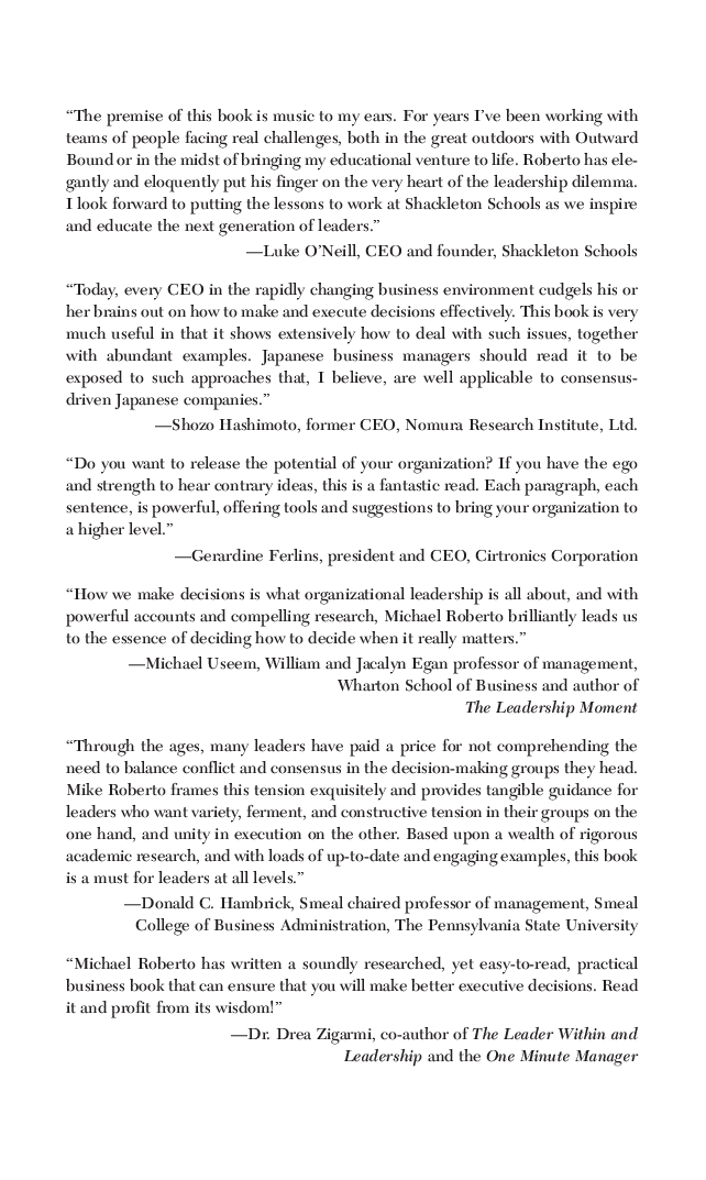 Why Great Leaders Do Not Take Yes For An Answer  - Page 5