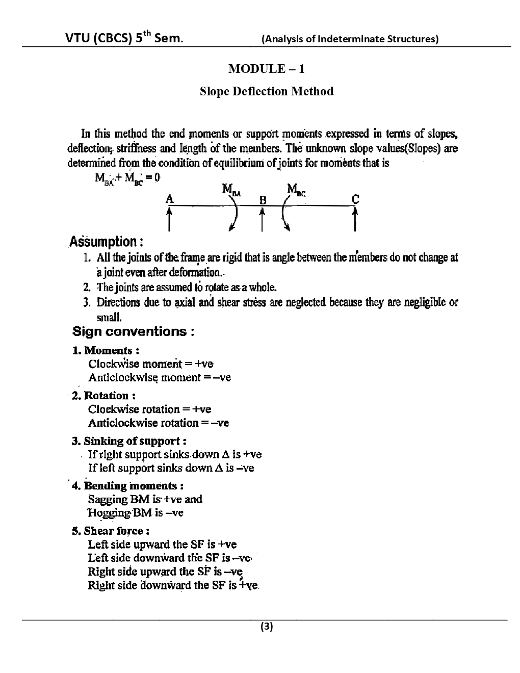 Analysis Of Indeterminate Structures For VTU BE 5th Sem Civil Engineering - Page 4