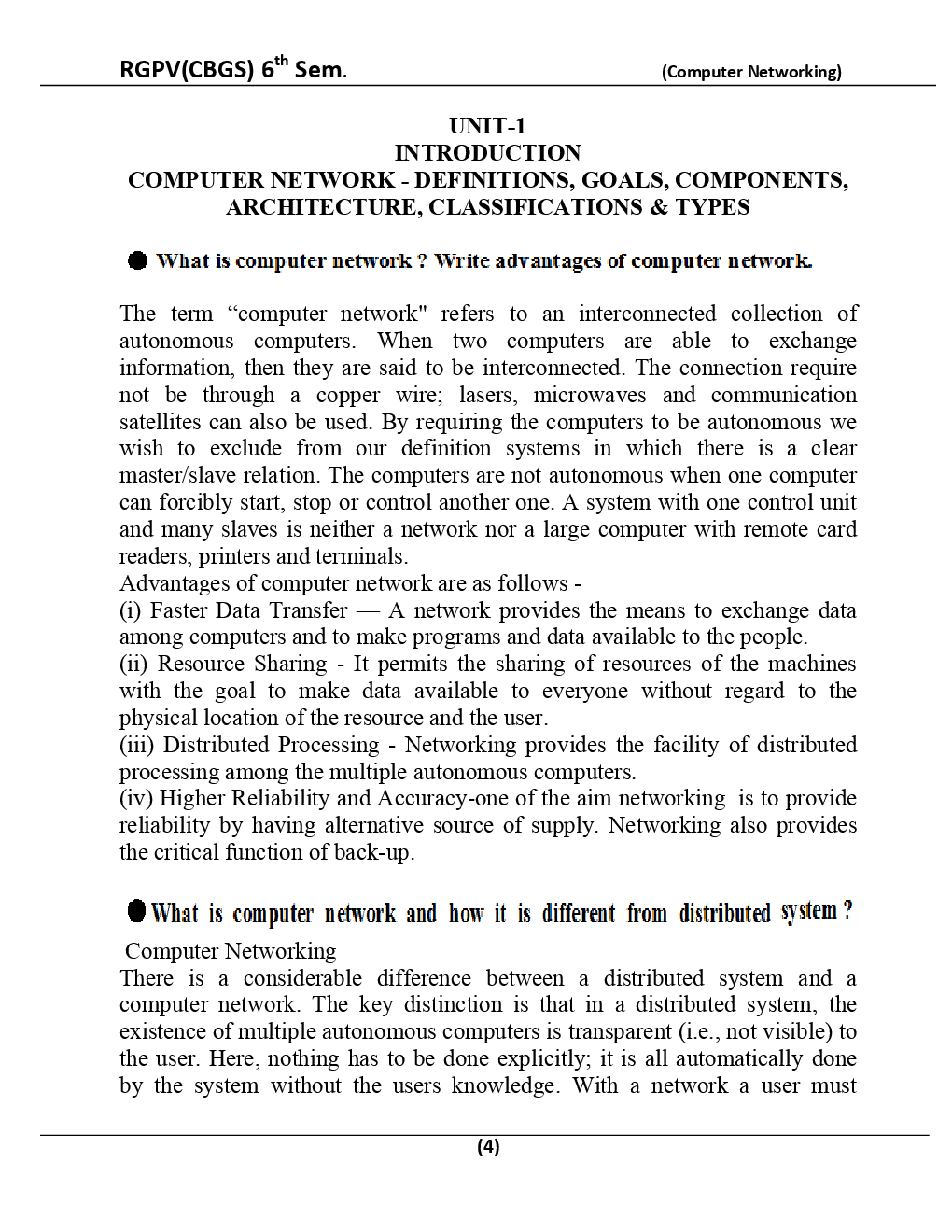 Computer Networking For RGPV BE 6th Sem Computer Science Engineering - Page 5