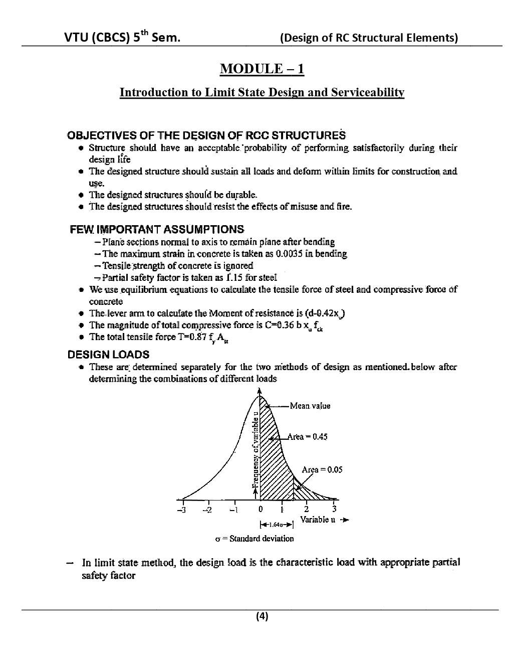 Design Of RC Structural Elements For VTU BE 5th Sem Civil Engineering - Page 5