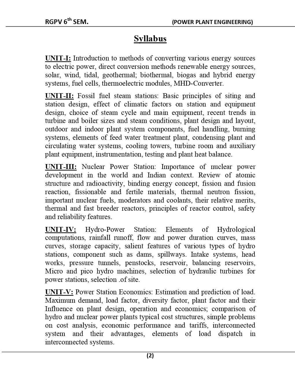 Power Plant Engineering For RGPV BE 6th Sem Mechanical Engineering - Page 3