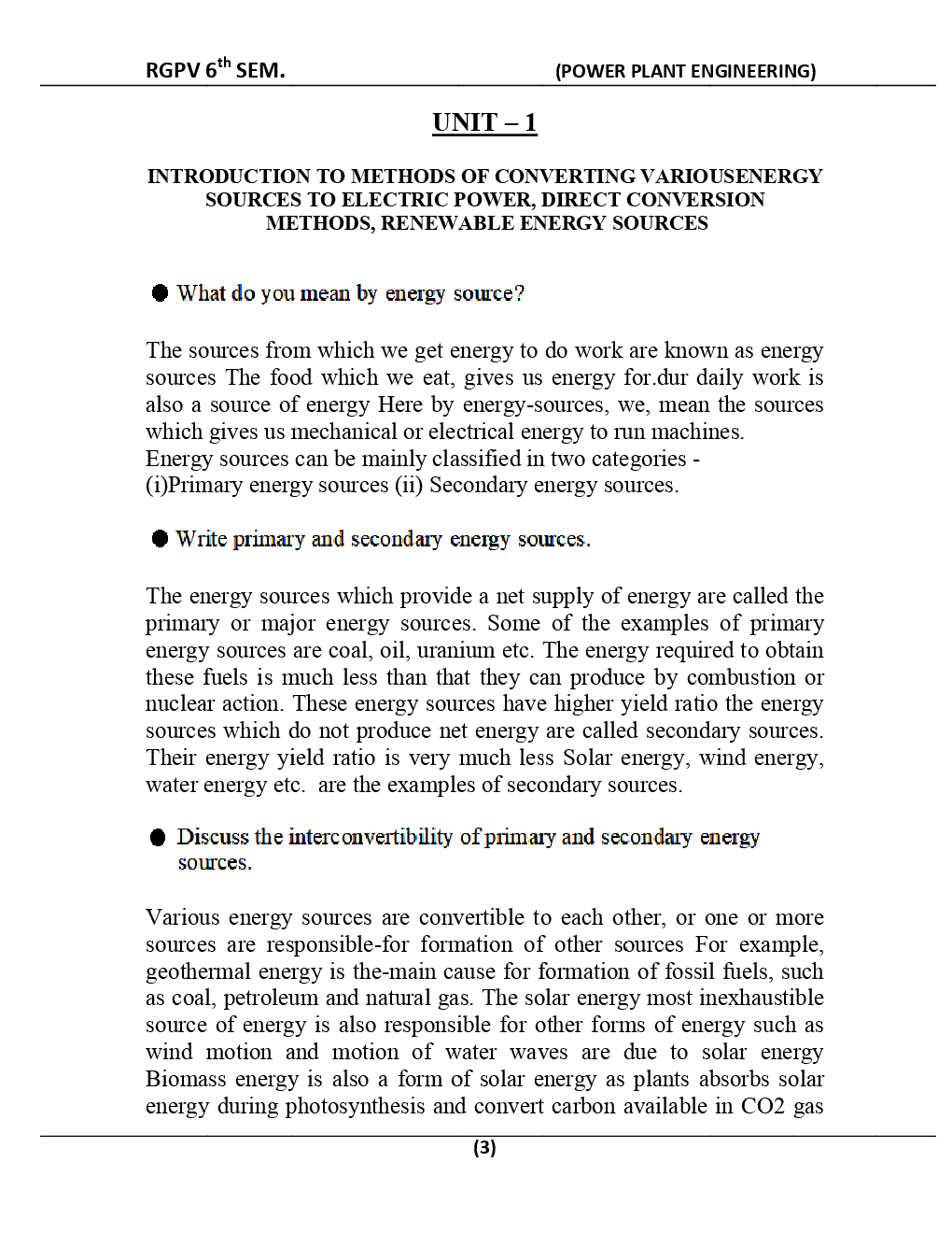 Power Plant Engineering For RGPV BE 6th Sem Mechanical Engineering - Page 4
