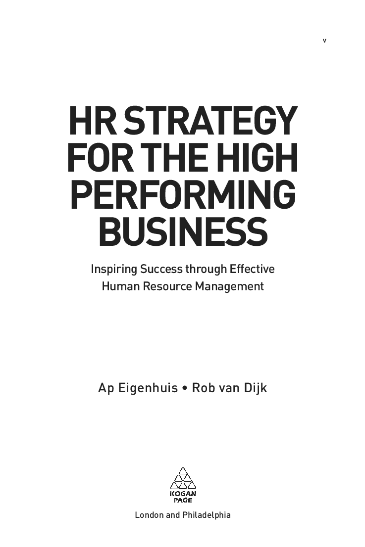 Hr Strategy For The High Performing Business - Page 5