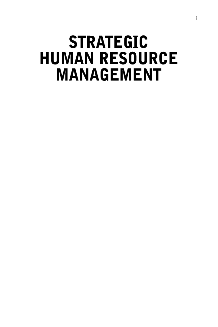 Strategic Human Resource Management Part-I - Page 2