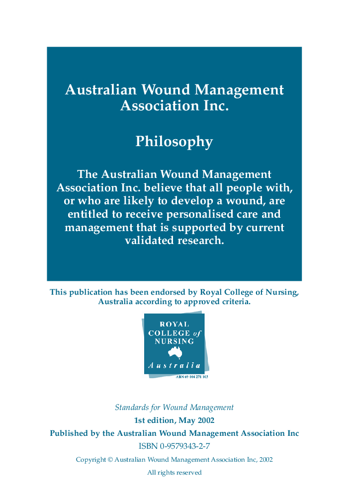 Standards For Wound Management - Page 2