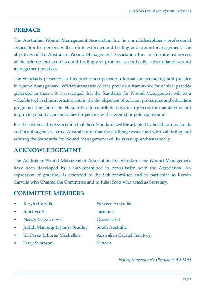 Standards For Wound Management - Page 3
