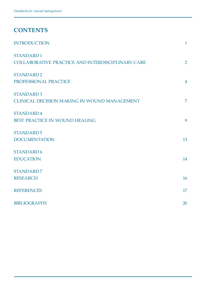 Standards For Wound Management - Page 4