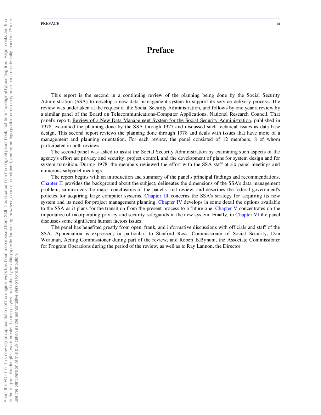 Second Review Of A New Data Management System For The Social Security Administration - Page 4