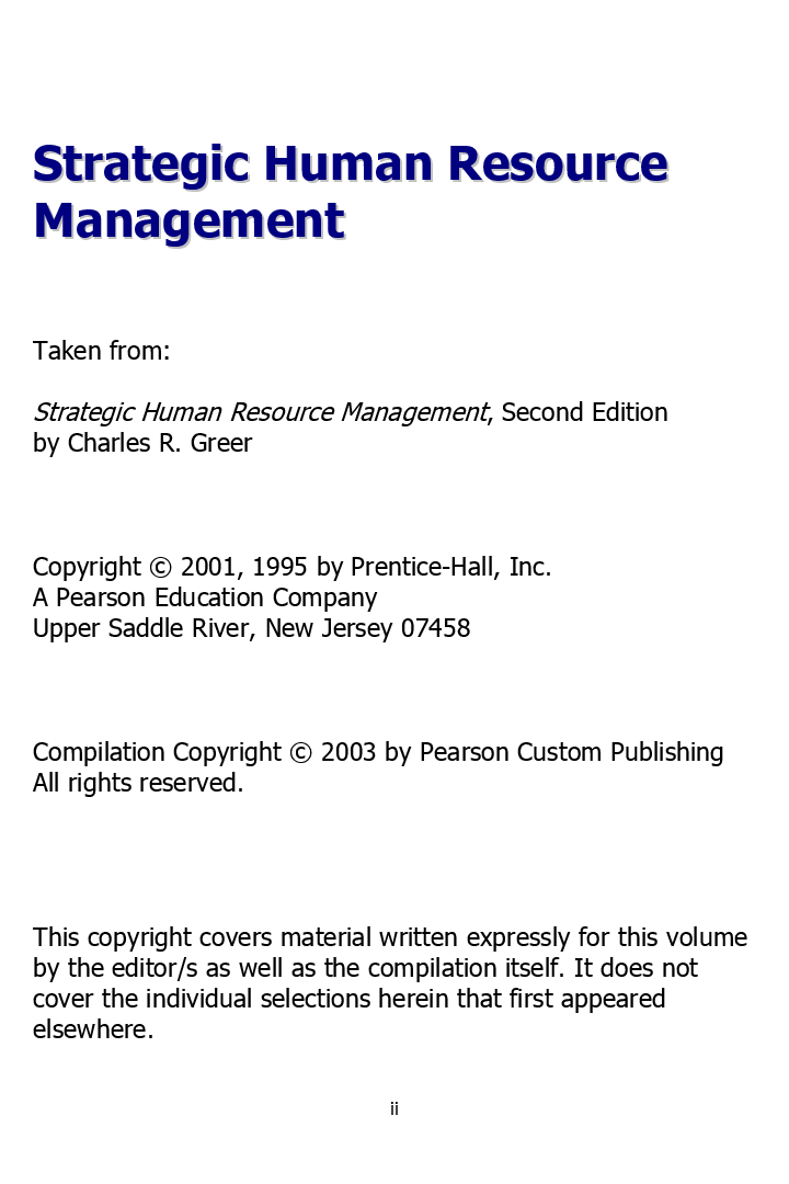 Strategic Human Resource Management Part-II - Page 2