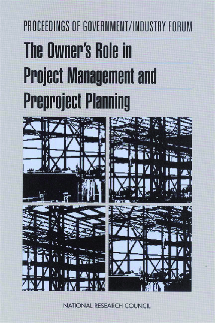 The Owners Role In Project Management And Preproject Planning - Page 1