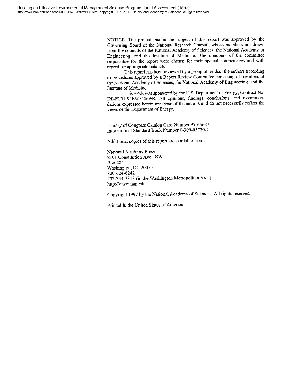 Building An Effective Environmental Management Science Program - Page 2