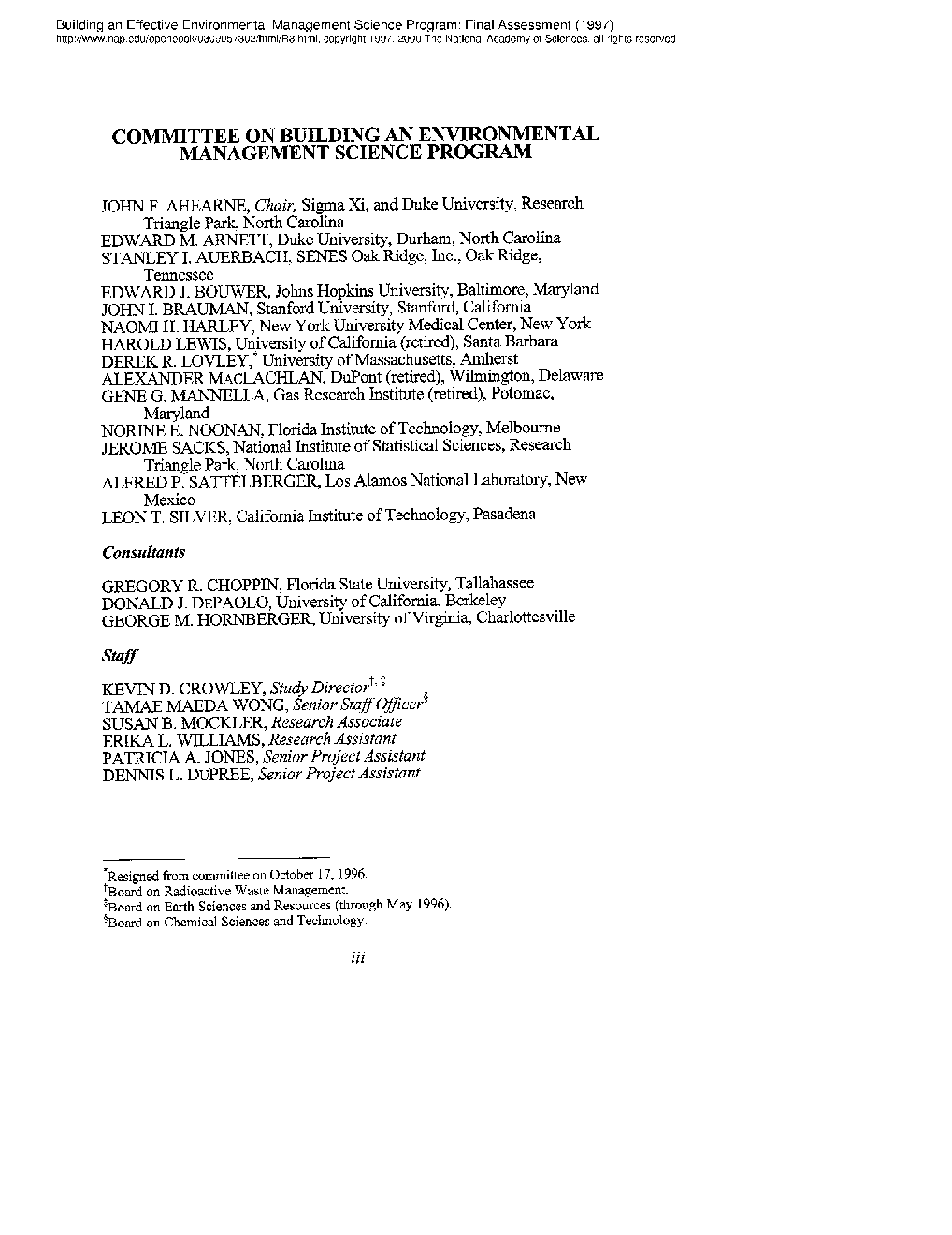 Building An Effective Environmental Management Science Program - Page 3