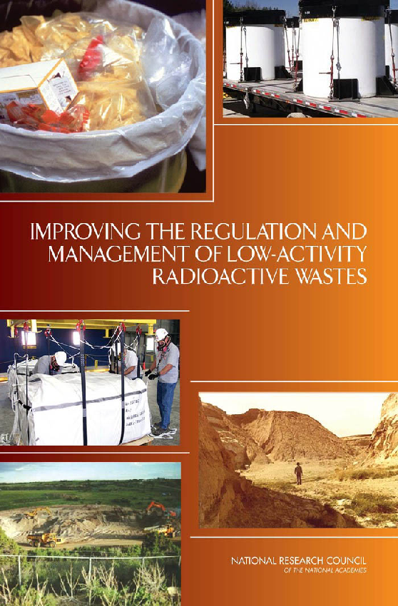 Improving The Regulation And Management Of Law-activity Radioactive Wastes - Page 1