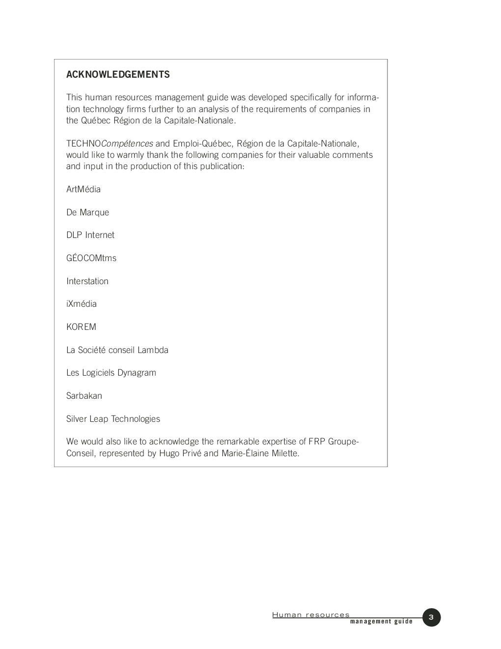 Human Resources Management Guide - Page 4