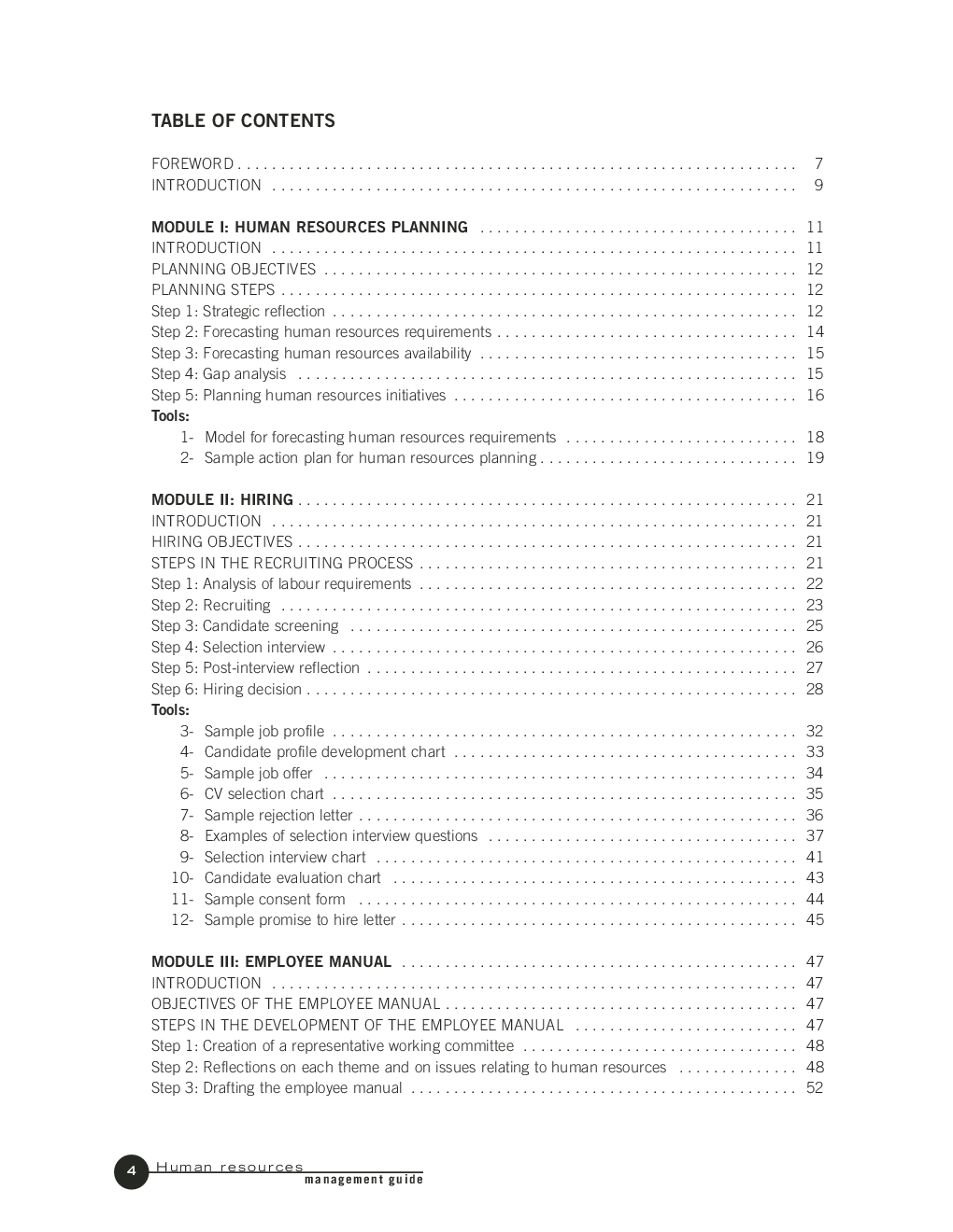 Human Resources Management Guide - Page 5