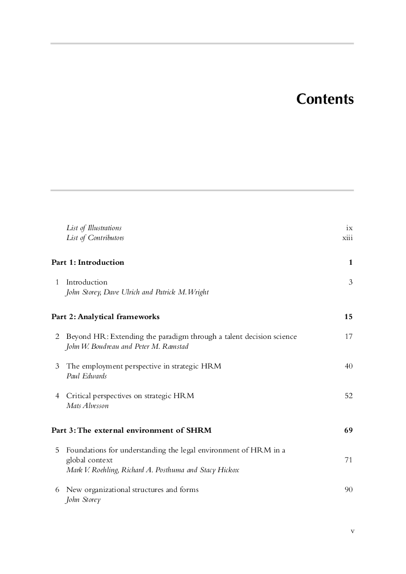 The Routledge Companion To Strategic Human Resource Management - Page 5