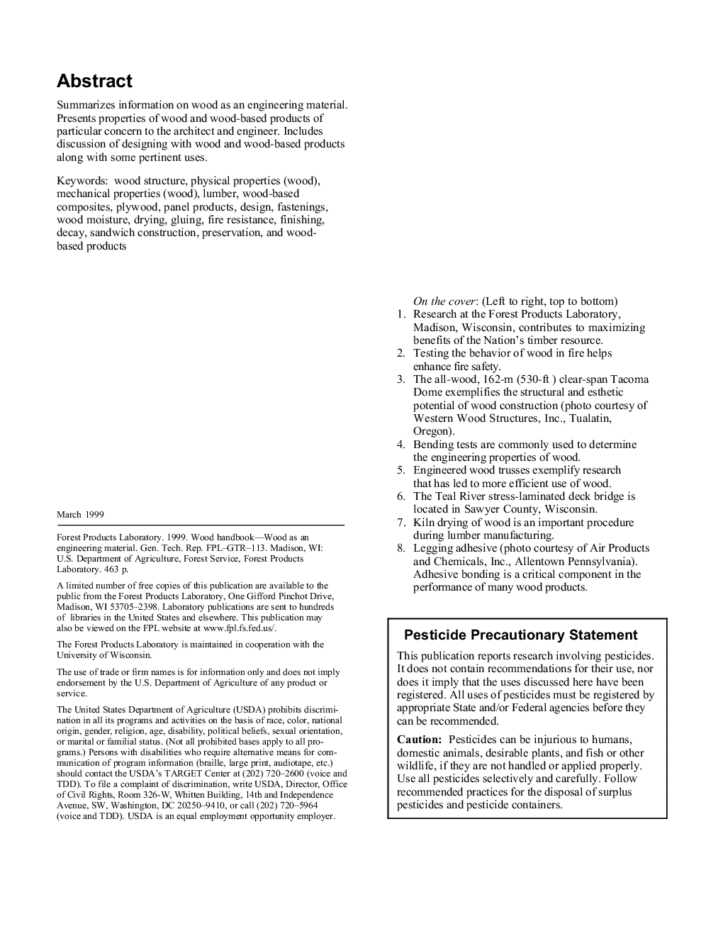 Wood Handbook Wood As An Engineering Material - Page 2