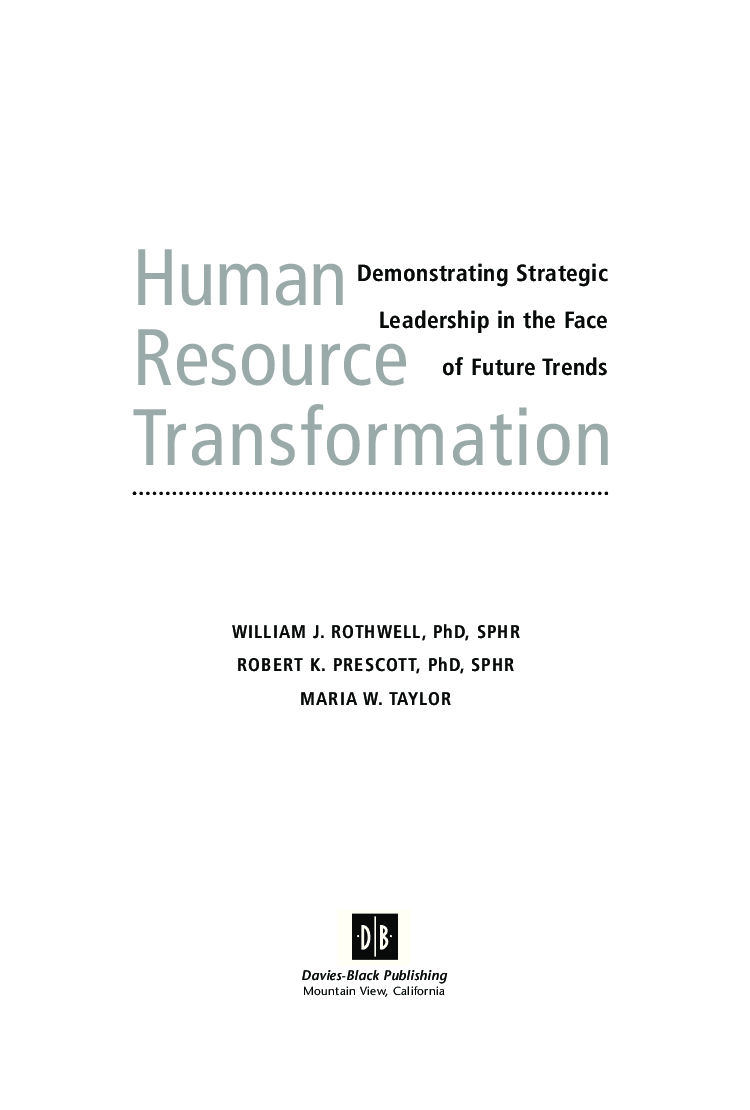 Human Resource Transformation - Page 2