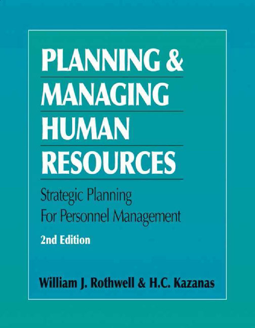 Planning And Managing Human Resources - Page 1