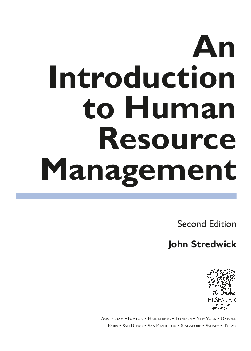 An Introduction To Human Resource Management - Page 3