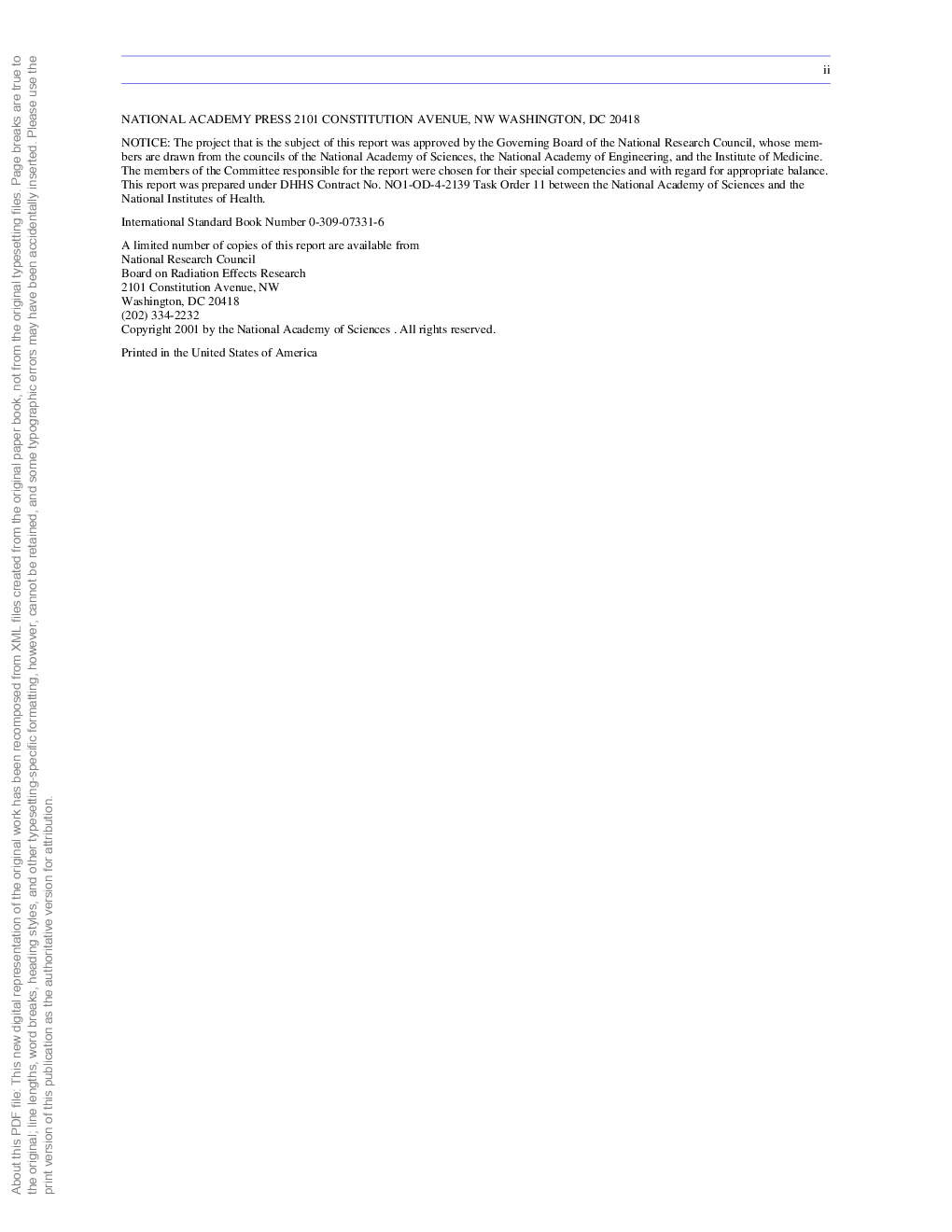 The Impact Of Low-level Radioactive Waste Management Policy On Biomedical Research In The United States - Page 3