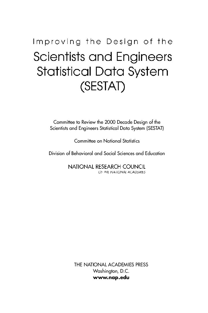 Scientists And Engineerings Statistical Data System (SESTAT) - Page 2